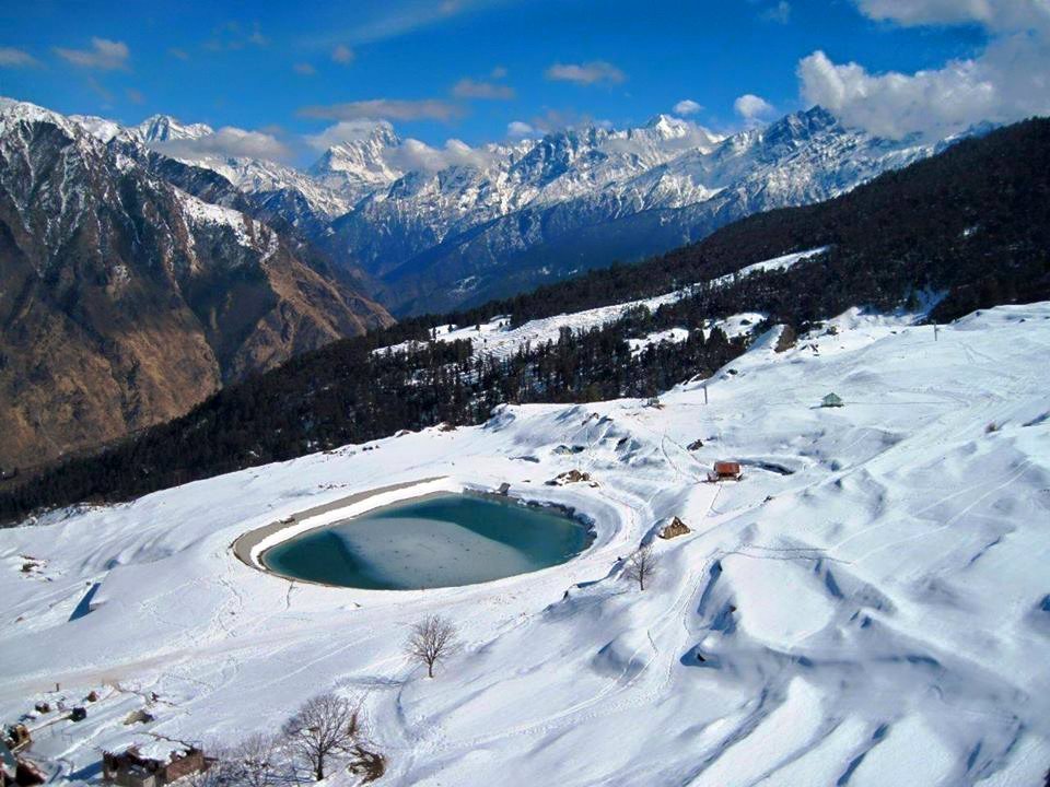 Auli ski slopes, Uttarakhand